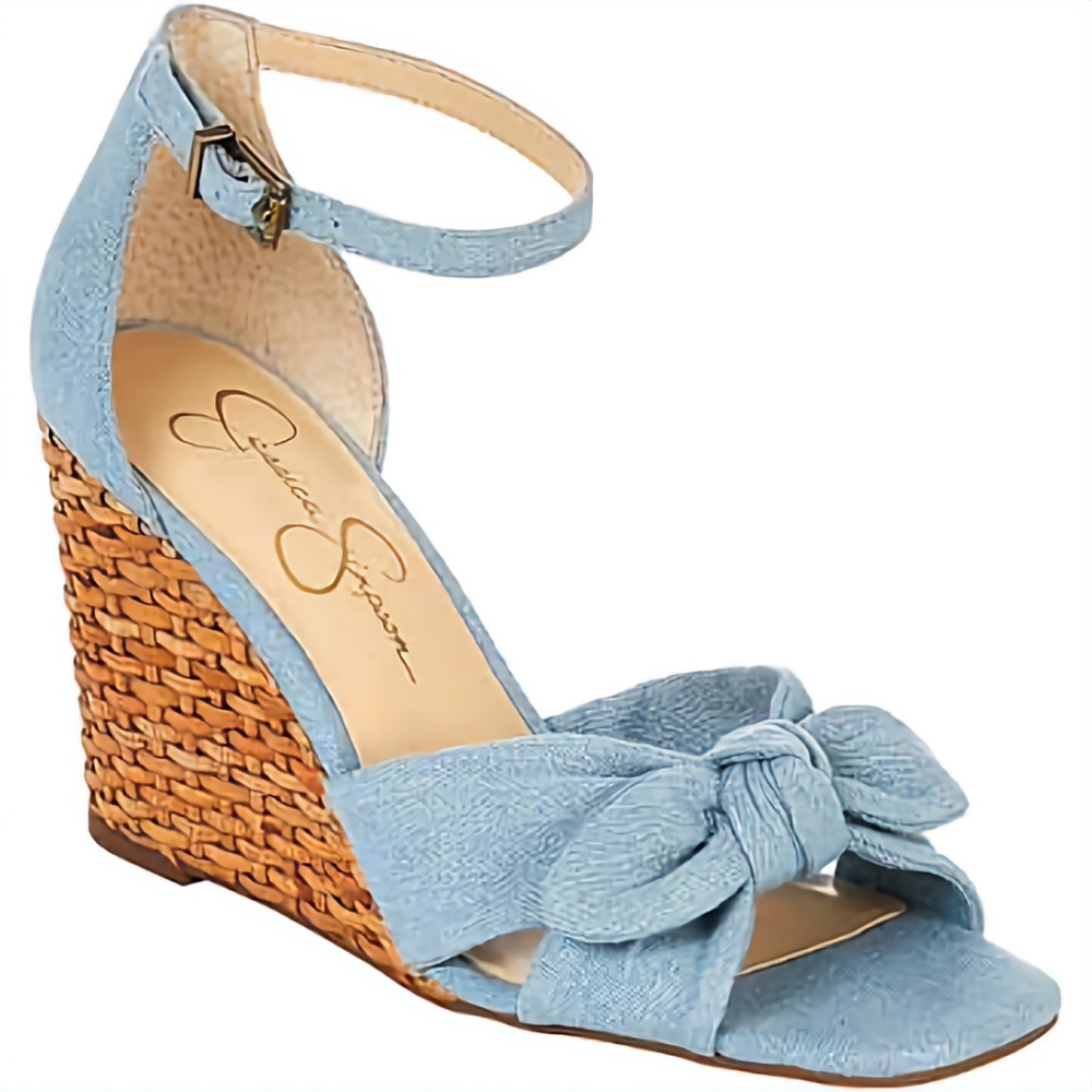 New Jessica Simpson sandals  colors denim light blue sz 9